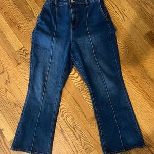 Ann Taylor Dark Blue Flare Jeans